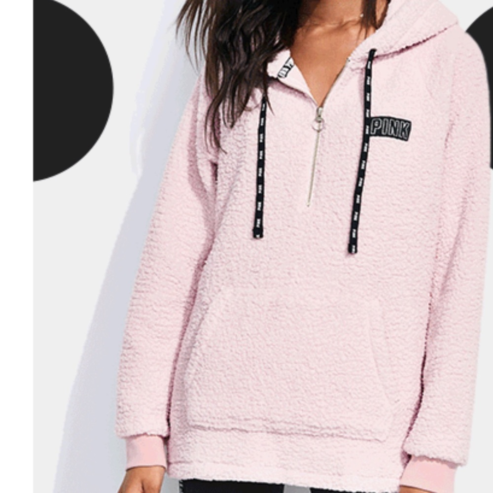 LAST 1 Victoria’s Secret Sherpa hoodie SOLD OUT - Picture 3 of 5